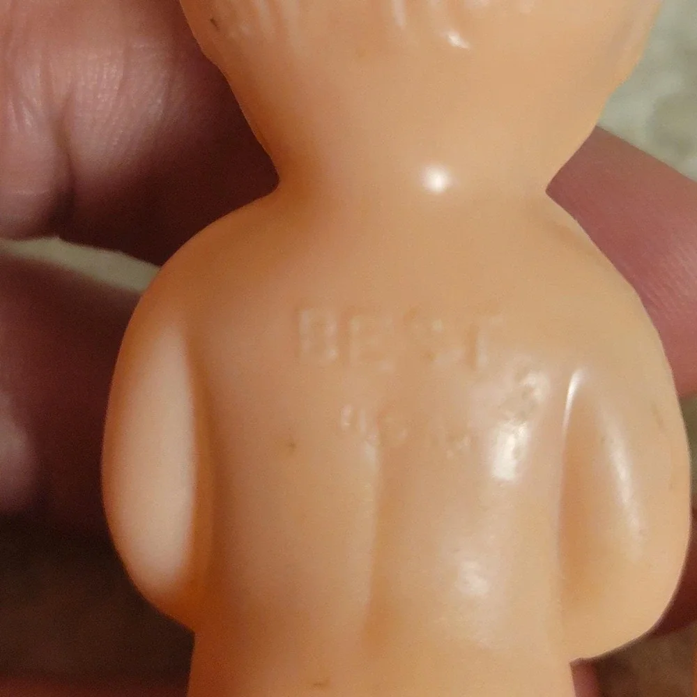 Lot of 3 1950's Hard Plastic Miniature Toy Dolls:  Best USA Baby Doll